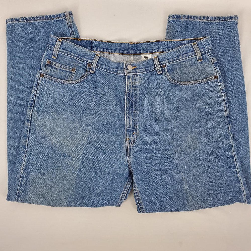 Levi's Relaxed Straight Leg Jeans Men's 42 x 30 - Picture 5 of 12